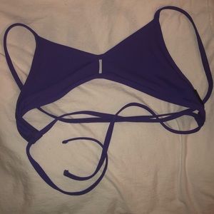 Jolyn purple “vent” bikini top